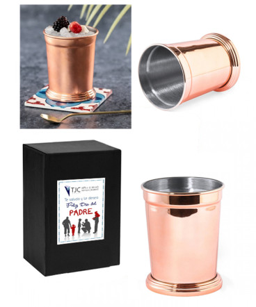 Vaso cobrizado regalo dia del padre