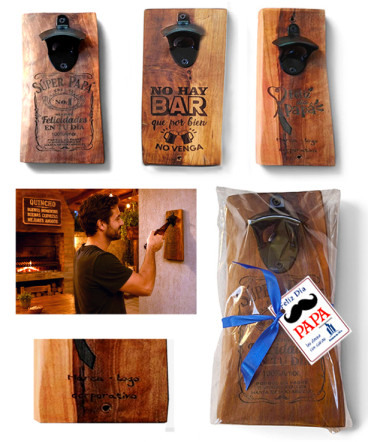 Destapador decorativo regalo dia del padre