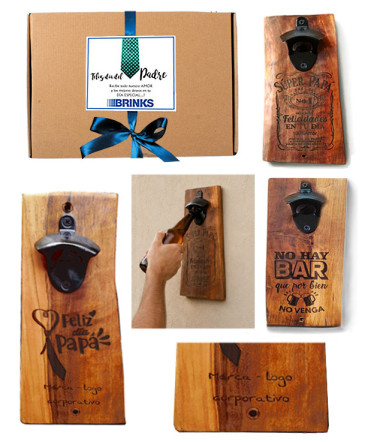 Destapador decorativo regalo dia del padre