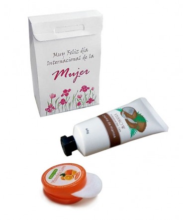 Set manos regalo día de la mujer