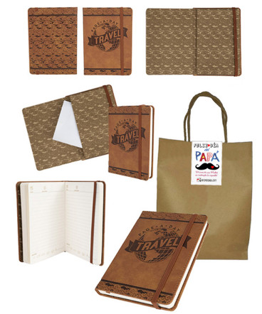 Agenda de viaje regalo dia del padre