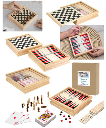 Set juegos de salón regalo dia del médico