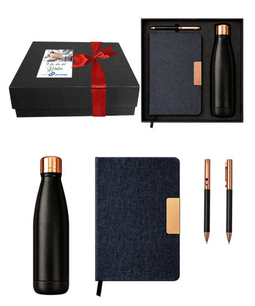 Set Bolígrafo Libreta Botella regalo día del medico y quimico