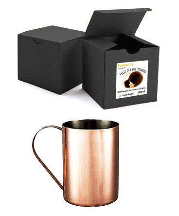  Mug Tazón Acero encobrizado regalo dia del minero