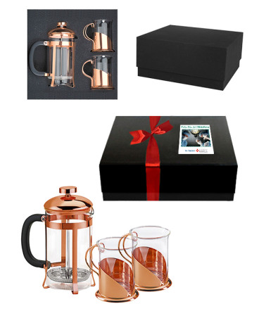 Set cafetera francesa regalo dia del médico y químico