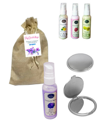 Crema de mano espejo regalo dia de la mujer