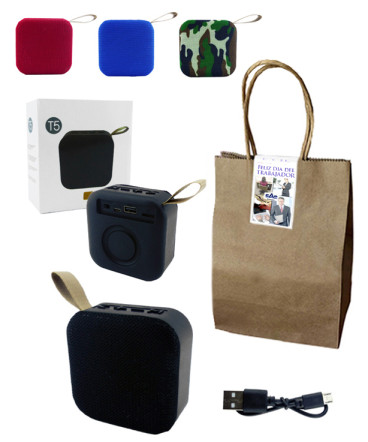 Parlante recargable regalo dia del trabajo