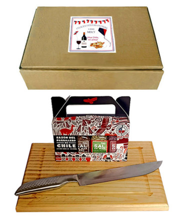 Tabla sazón parrillero regalo fiestas patrias
