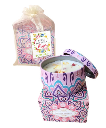 Vela aromática regalo dia de la mujer