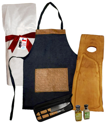 Pechera con kit parrillero regalo fiestas patrias