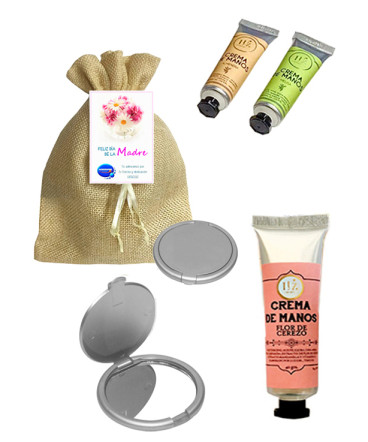 Crema manos y espejo regalo dia de la madre