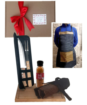 Kit para el parrillero regalo de navidad