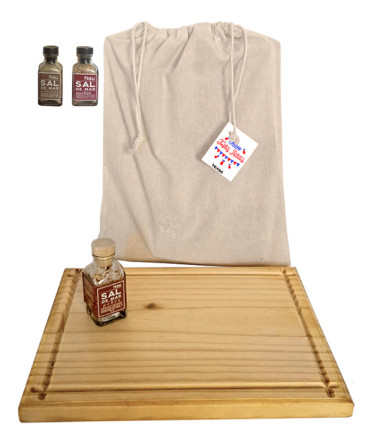 Tabla con sal regalo fiestas patrias