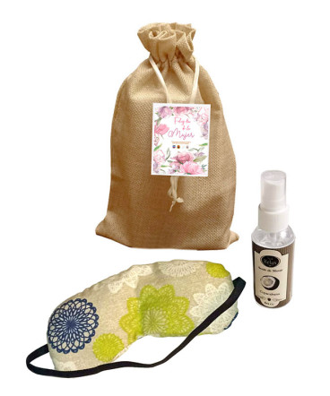 Antifaz y aceite regalo dia de la mujer